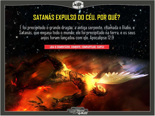 Satanás expulso do céu. Por quê?